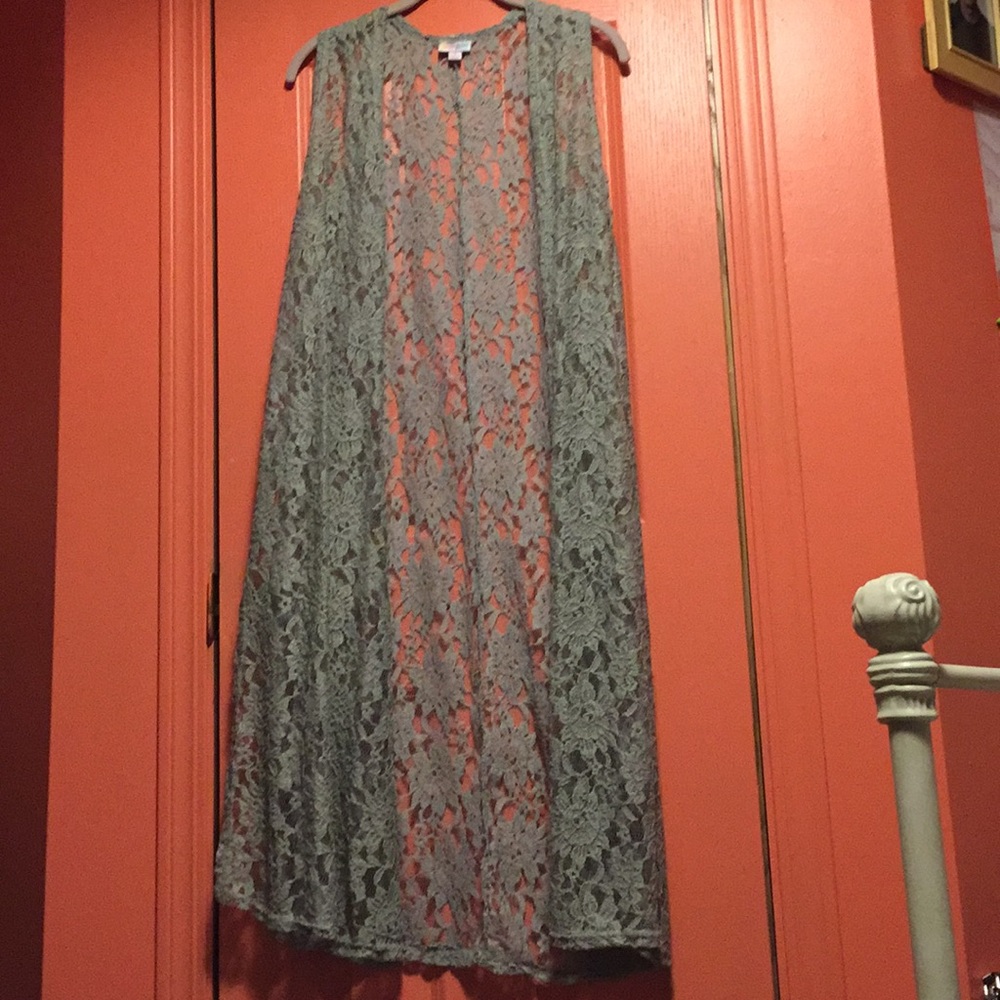 Long lace cardigan from LuLaRoe small